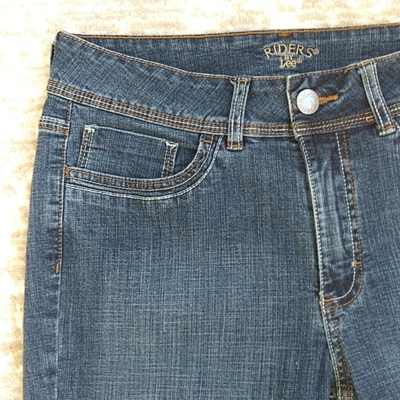 Riders by Lee Mid-Rise Boot Cut Jeans 10P Blue - Picture 6 of 16